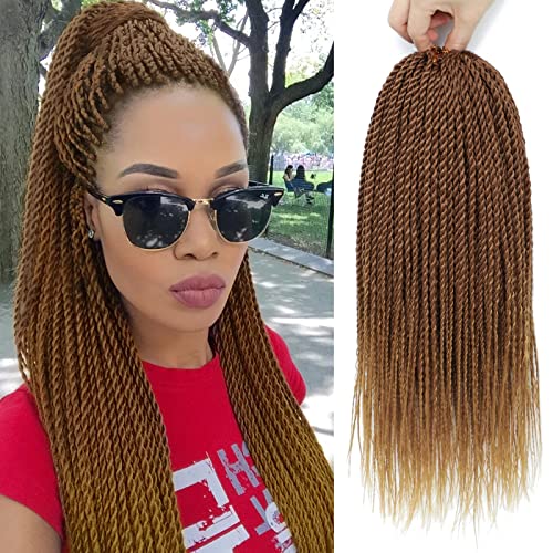 NAYOO Senegalese Twist Crochet Hair  8 Packs 14 Inch Small Crochet Hair 30 StrandsPack Crochet Braids Hair For Black Women Crochet Twist Hair Braiding Hot Water Setting14 Inch 3027